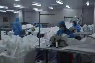 靜海區(qū)全力支持醫(yī)用防護品企業(yè)改造升級 爭分奪秒擴能增產(chǎn) 全力保障物資供應(yīng)