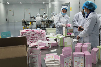 河南漯河:銀鴿牌兒童口罩投產(chǎn)